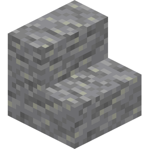 Andesite Stairs - 3D View