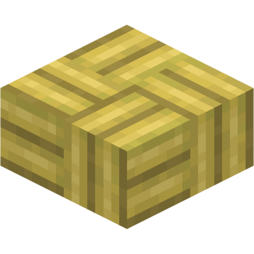 Bamboo Mosaic Slab - 3D View