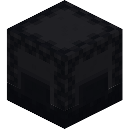 Black Shulker Box - Flat View