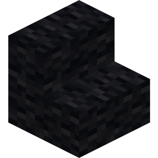 Black Wool Stairs - 3D View