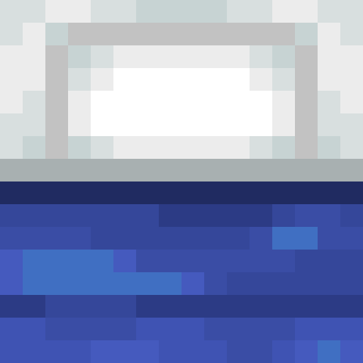 Blue Bed - Flat View