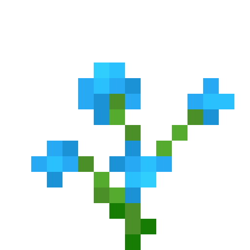 Blue Orchid - Flat View