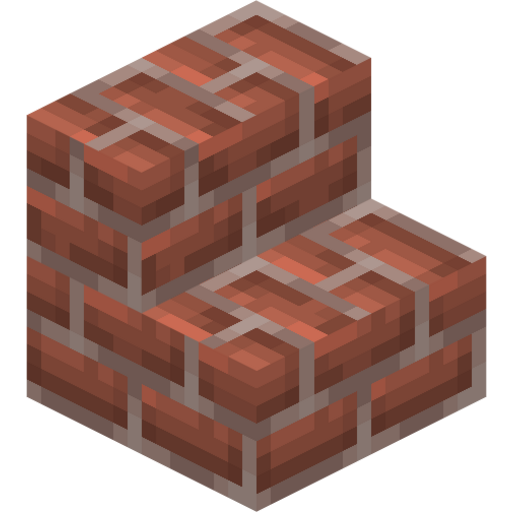 Brick Stairs - 3D View