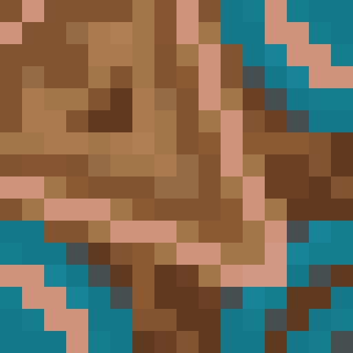 Brown Glazed Terracotta - Flat View
