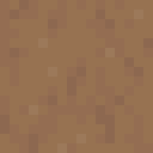 Brown Mushroom Block - Flat View