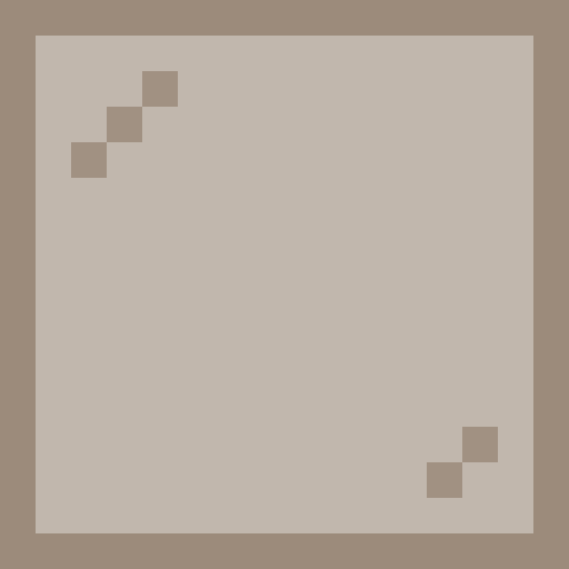 Brown Stained Glass - Flat View