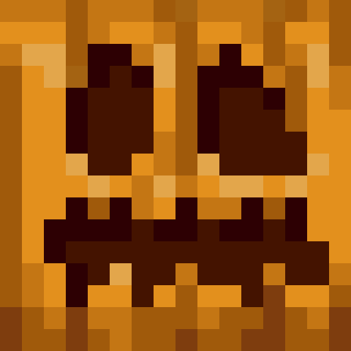Carved Pumpkin - Flat View