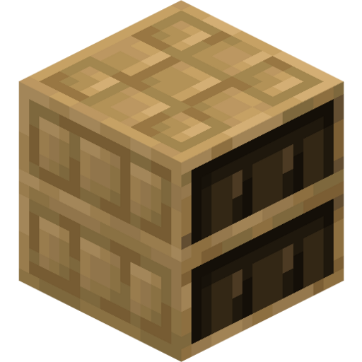 Chiseled Bookshelf - 3D View