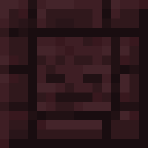 Chiseled Nether Bricks - Flat View