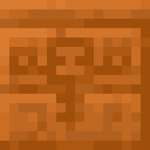 Chiseled Red Sandstone - Flat View