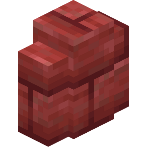 Cinnabar Brick Wall - 3D View
