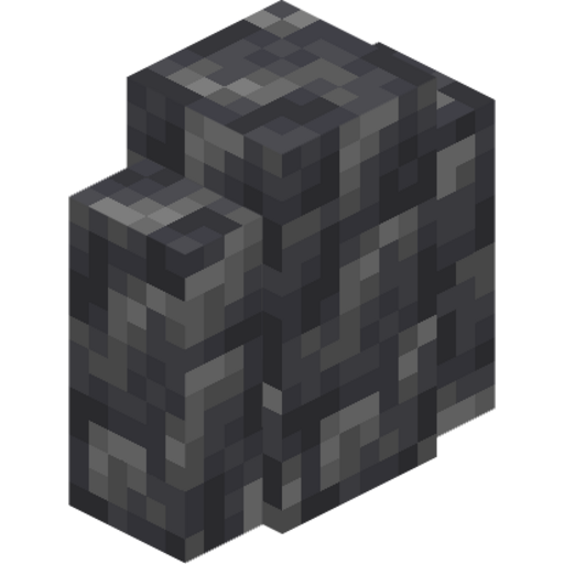 Cobbled Deepslate Wall - 3D View