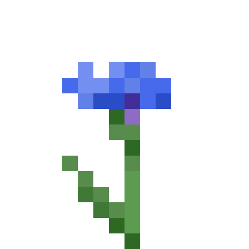 Cornflower - Flat View