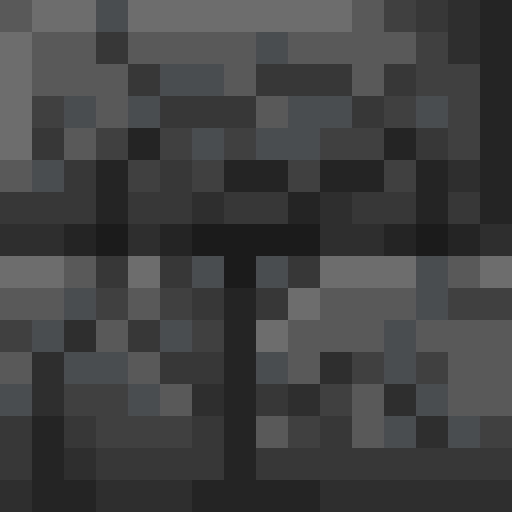Cracked Deepslate Bricks - Flat View
