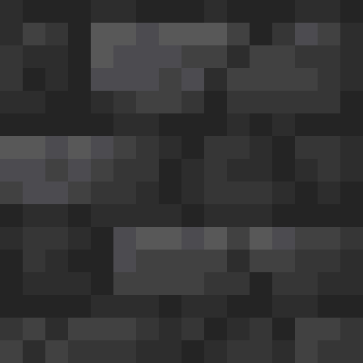 Cracked Deepslate Tiles - Flat View