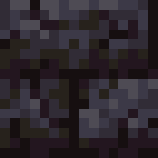 Cracked Polished Blackstone Bricks - Flat View
