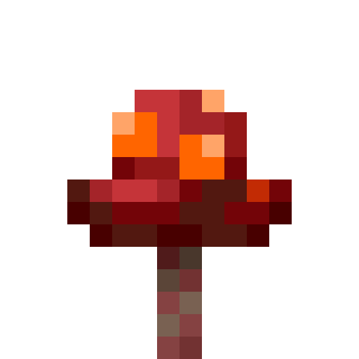 Crimson Fungus - Flat View