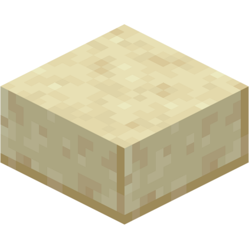 Cut Sandstone Slab - 3D View