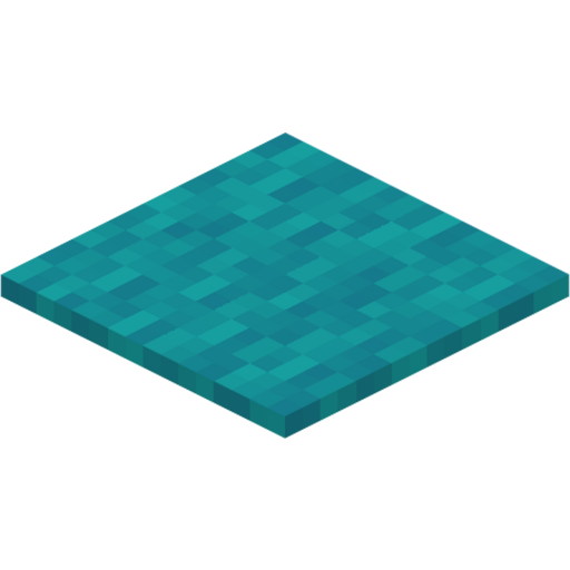 Cyan Carpet - 3D View