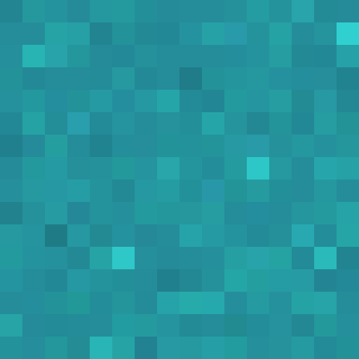 Cyan Concrete Powder - Flat View