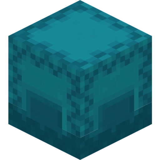 Cyan Shulker Box - Flat View