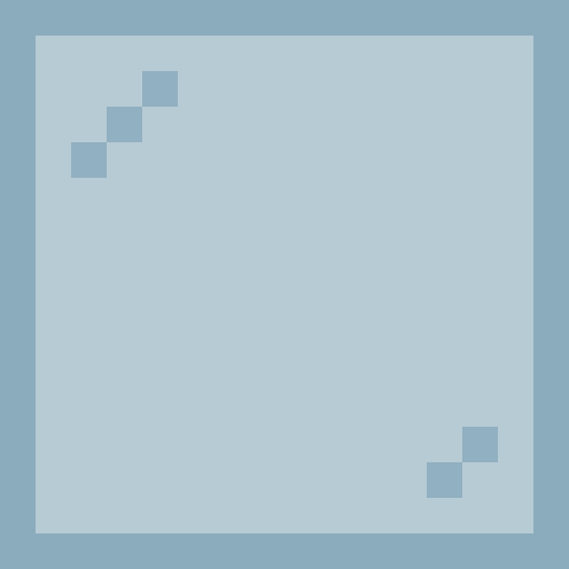 Cyan Stained Glass - Flat View