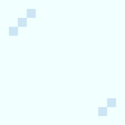 Cyan Stained Glass Pane - 3D View