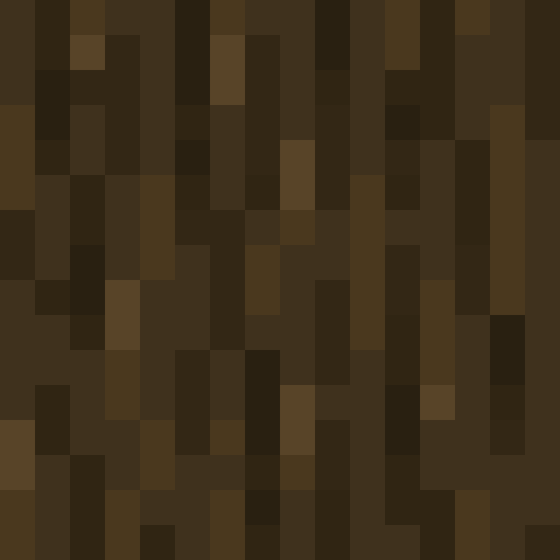Dark Oak Log - Flat View