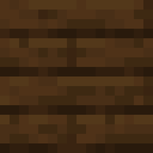 Dark Oak Planks - Flat View