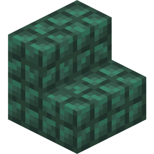 Dark Prismarine Stairs - 3D View