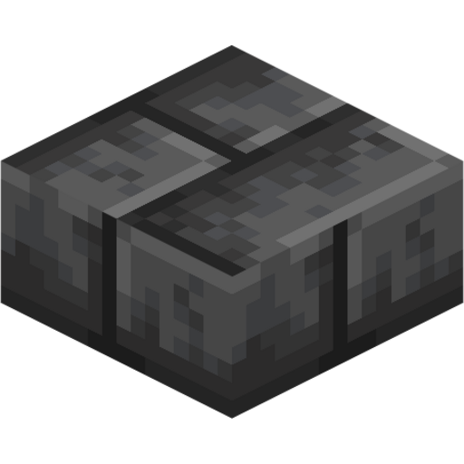 Deepslate Brick Slab - 3D View