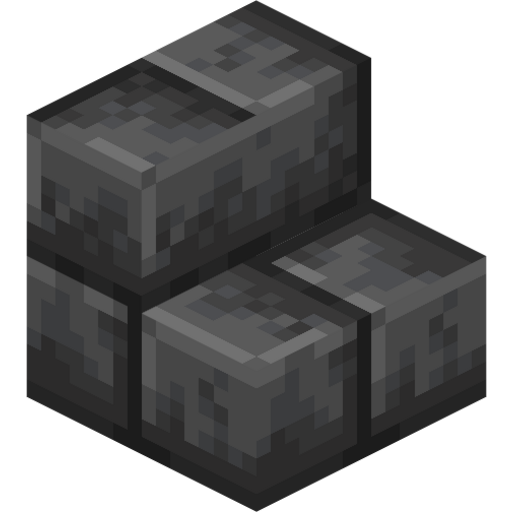 Deepslate Brick Stairs - 3D View