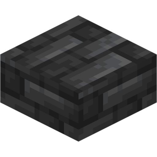 Deepslate Tile Slab - 3D View
