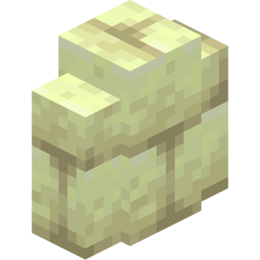 End Stone Brick Wall - 3D View