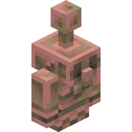 Exposed Copper Golem Statue