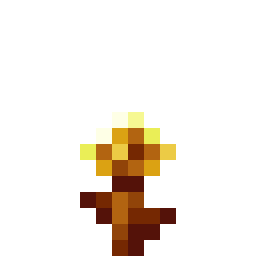 Golden Dandelion - Flat View