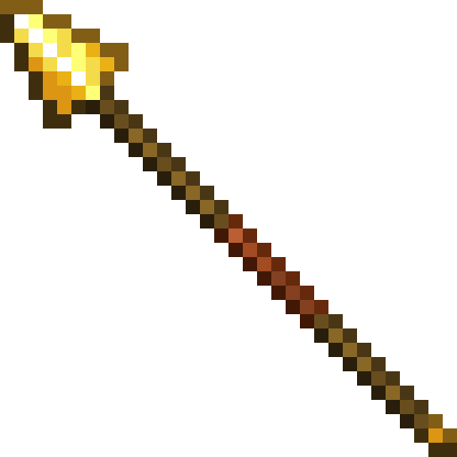Golden Spear In Hand