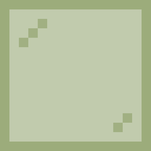 Green Stained Glass - Flat View