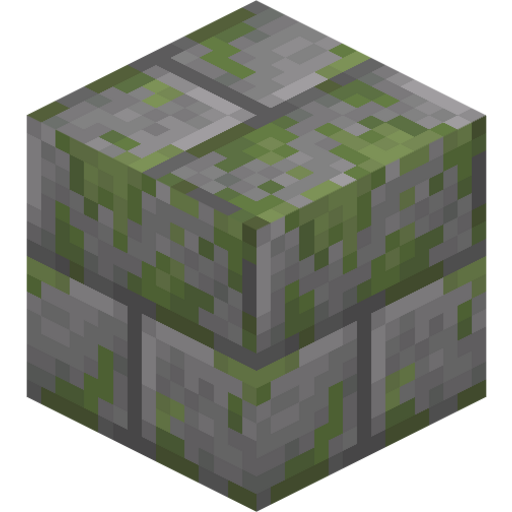 Infested Mossy Stone Bricks - 3D View