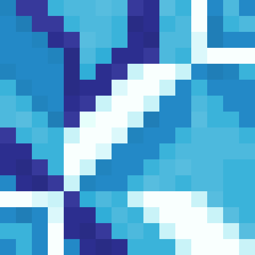 Light Blue Glazed Terracotta - Flat View