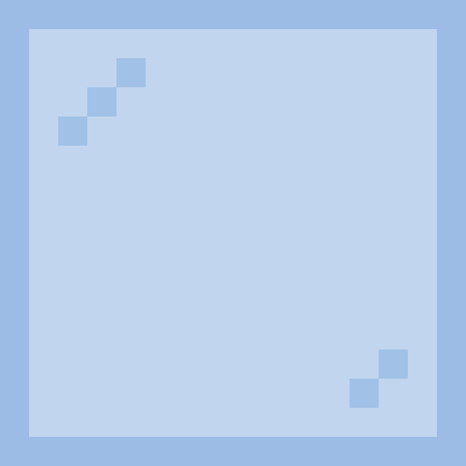 Light Blue Stained Glass - Flat View