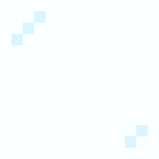 Light Blue Stained Glass Pane - 3D View