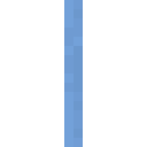 Light Blue Stained Glass Pane