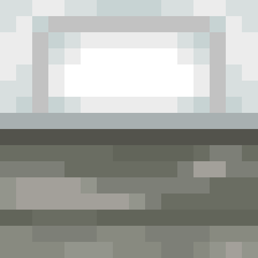 Light Gray Bed - Flat View