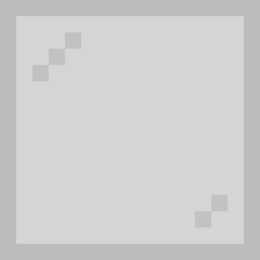 Light Gray Stained Glass - Flat View