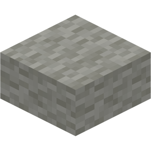 Light Gray Wool Slab - 3D View