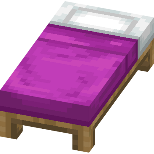 Magenta Bed - 3D View