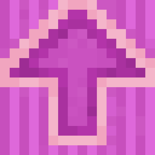 Magenta Glazed Terracotta - Flat View