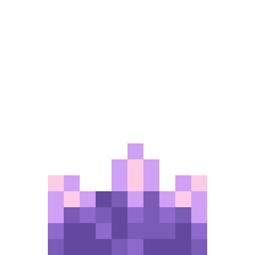 Medium Amethyst Bud - Flat View