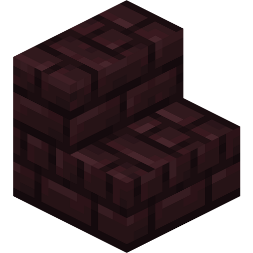Nether Brick Stairs - 3D View